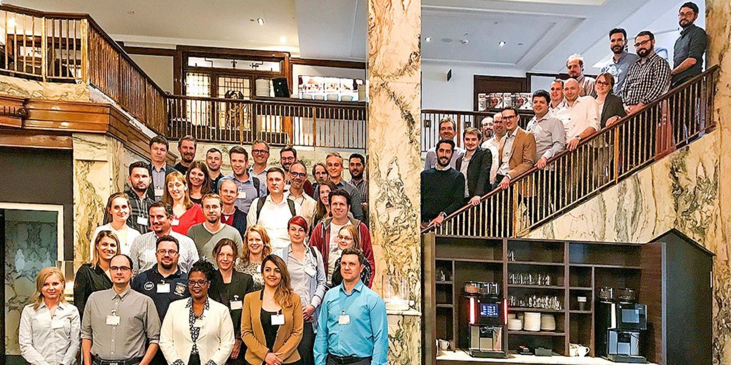 EOS CoA Academy: colleagues at the EOS Data & Analytics Conference in Hamburg.