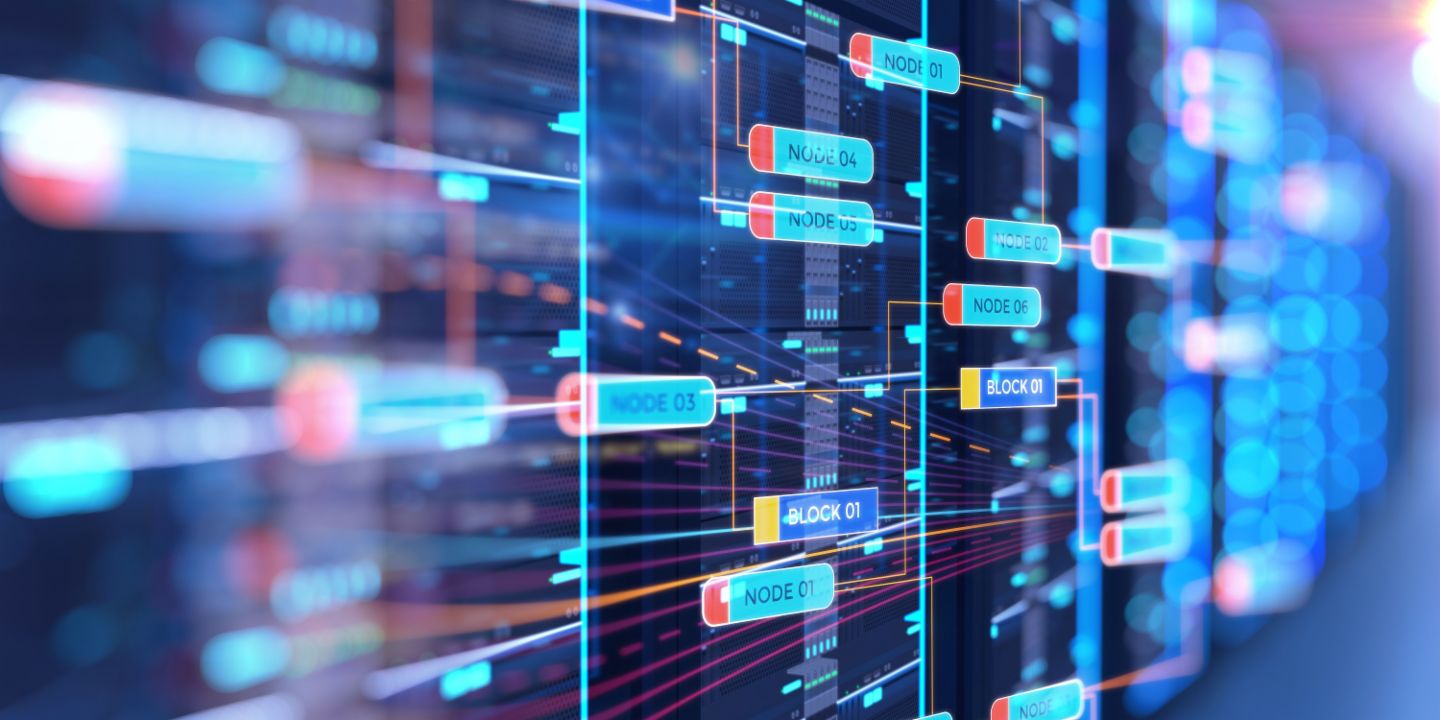 What blockchain contributes to know your customer: Visual representation of network nodes.