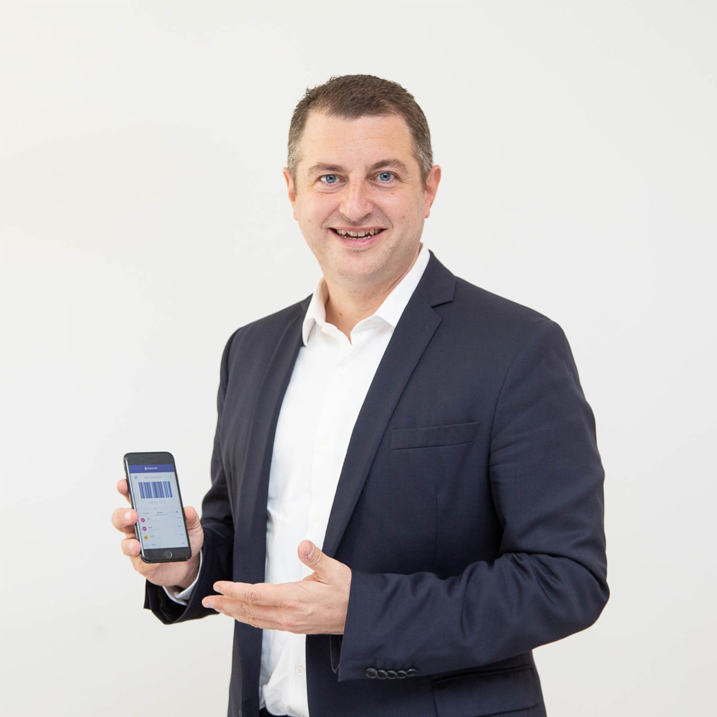 Mobile payment: Christian Pirkner is the CEO of Blue Code.